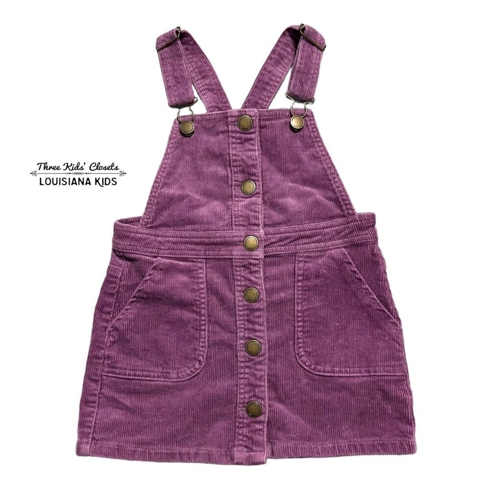 Jamie Kay 6Y Lavender Purple Grace Corduroy Overall Dress